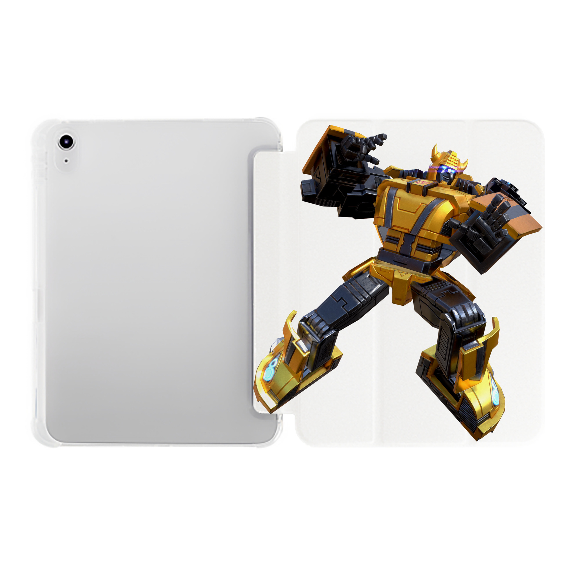 （画像用）  IPad ケース ペン収納付き 三つ折りスタンド PUレザー×シリコン 対応機種9.5/10.5/10.9インチ